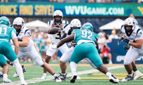 Quarterback Michael Hawkins showed confidence in 1st start for WVU football, should only improve